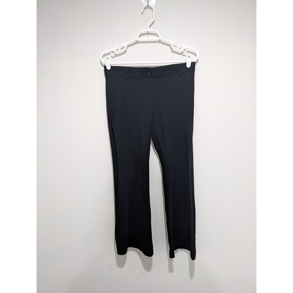 Betabrand Black Yoga Dress Pants Boot Cut Size Medium Petite - Picture 2 of 7